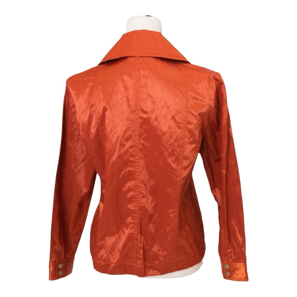 Ruby Rd Metallic Rust Bronze Jacket - Size 10 - Picture 5 of 7